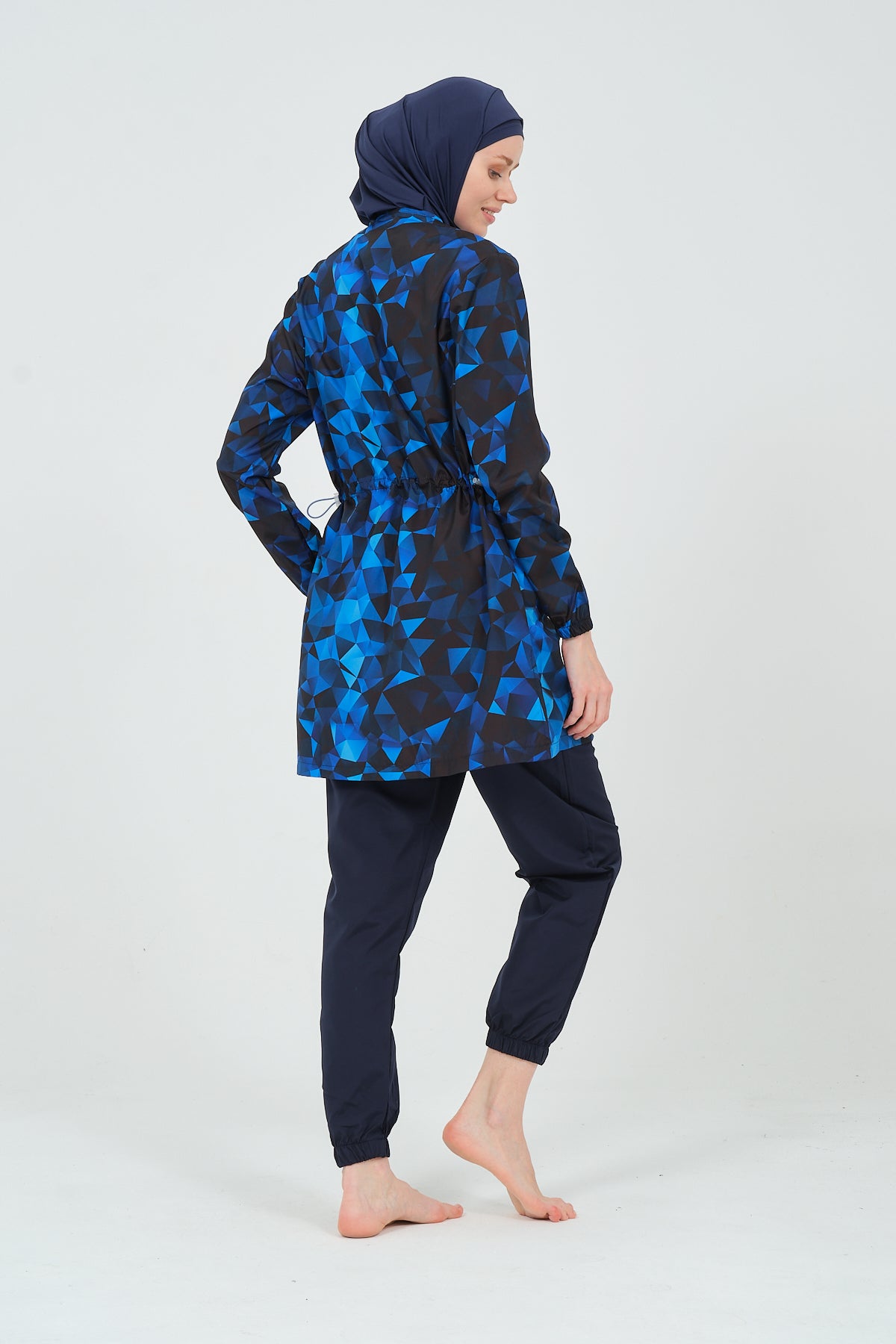 Blue Parachute Fabric Burkini