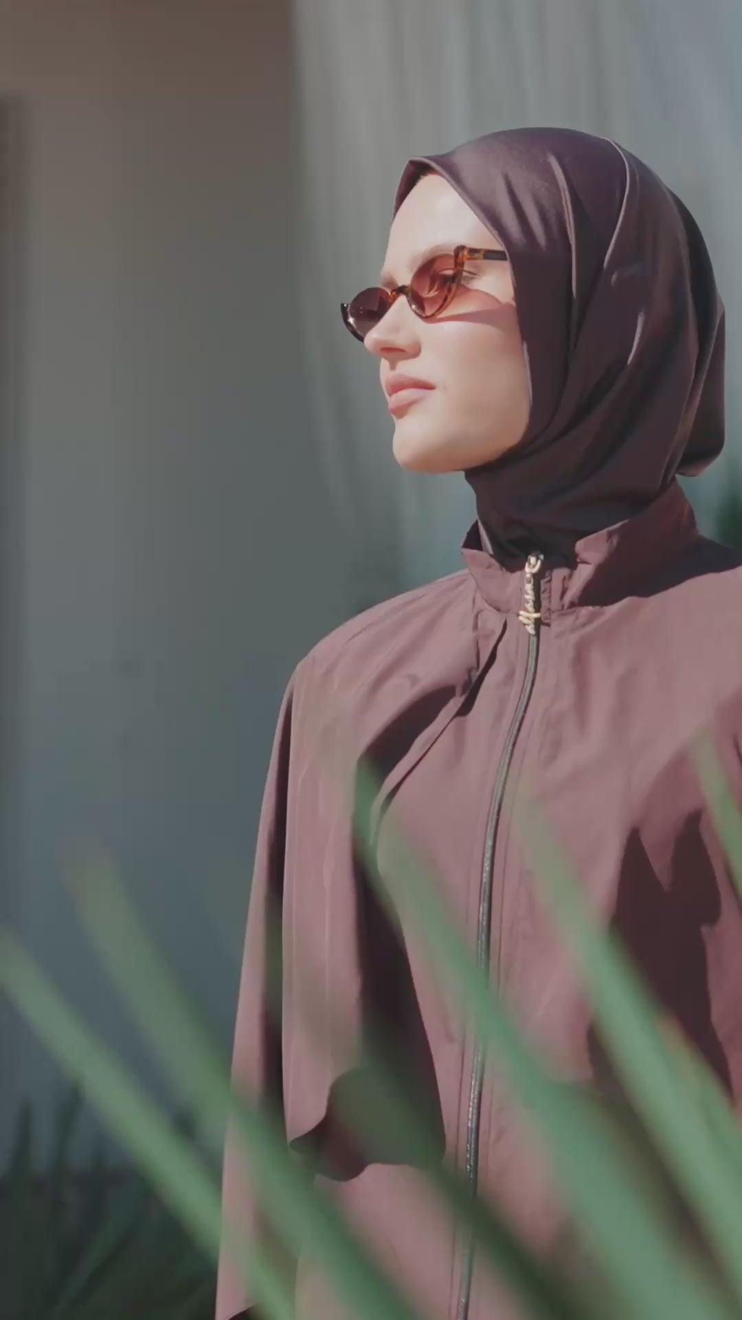 بوركيني العباية بلون الموكا