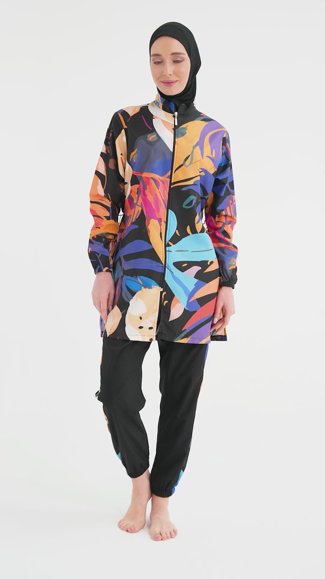 Abstract Art Modest Swimsuit