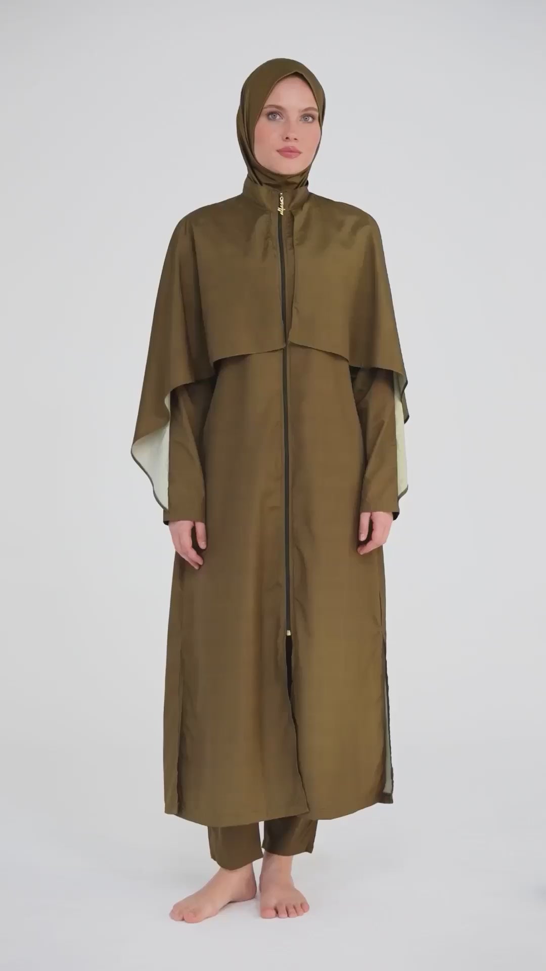 Olive Veil Burkini
