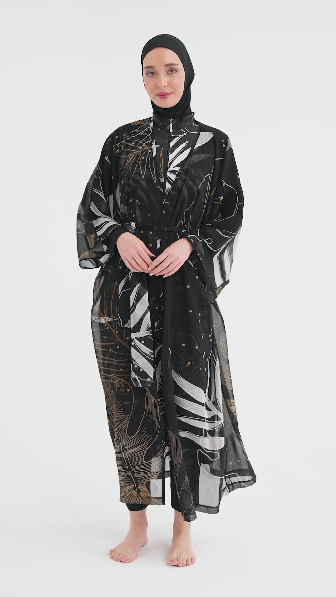 Full-Length Burkini with Luxury Cover-Up