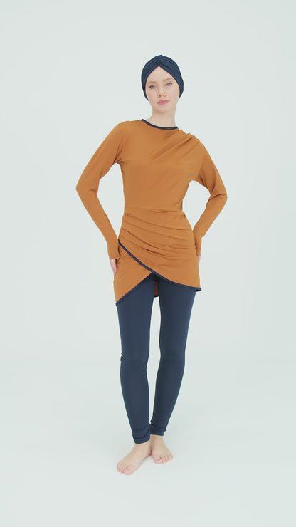 Burnt Orange Modest Swimwear Burkini