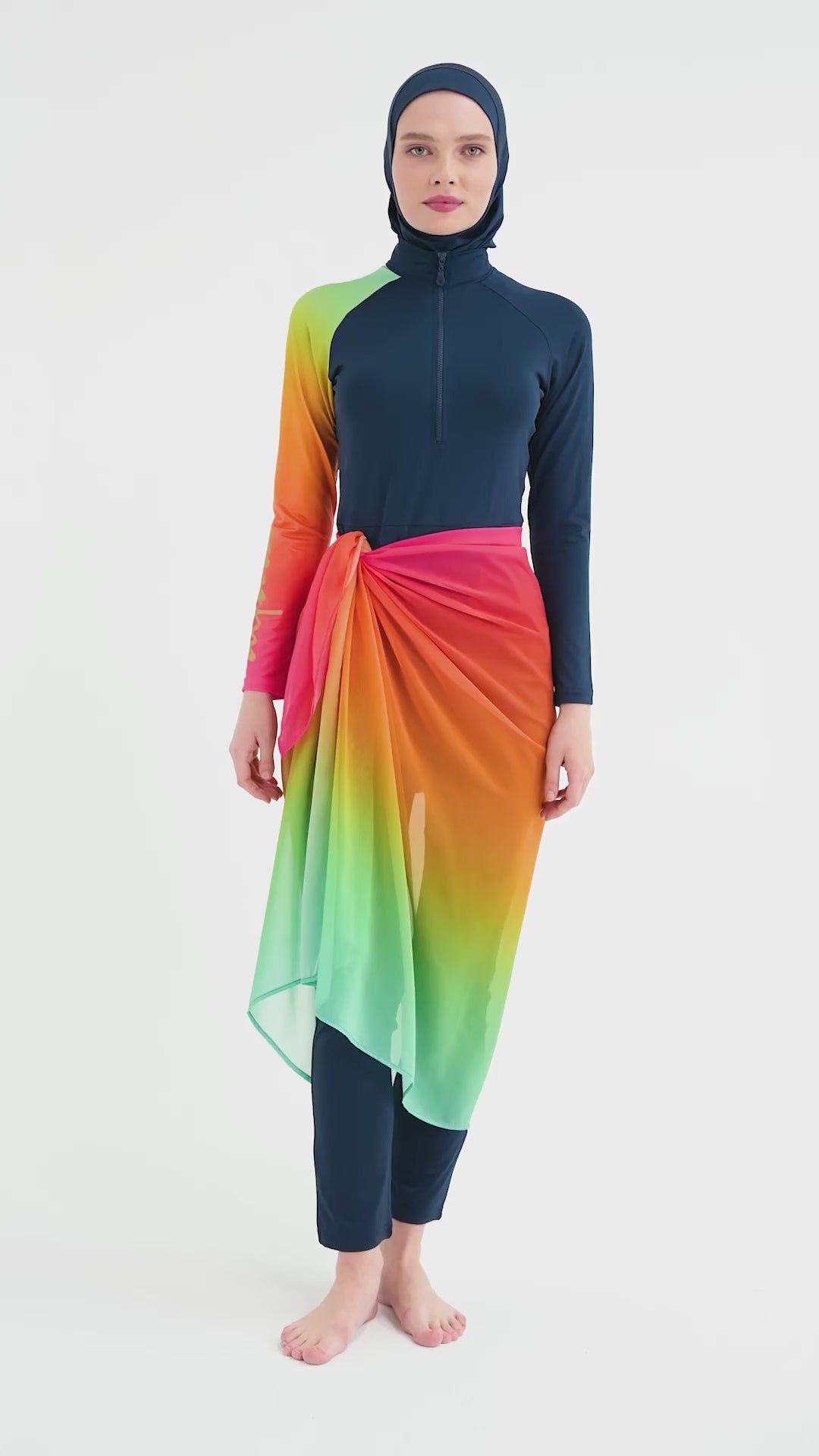 Elegant Gradient Sarong