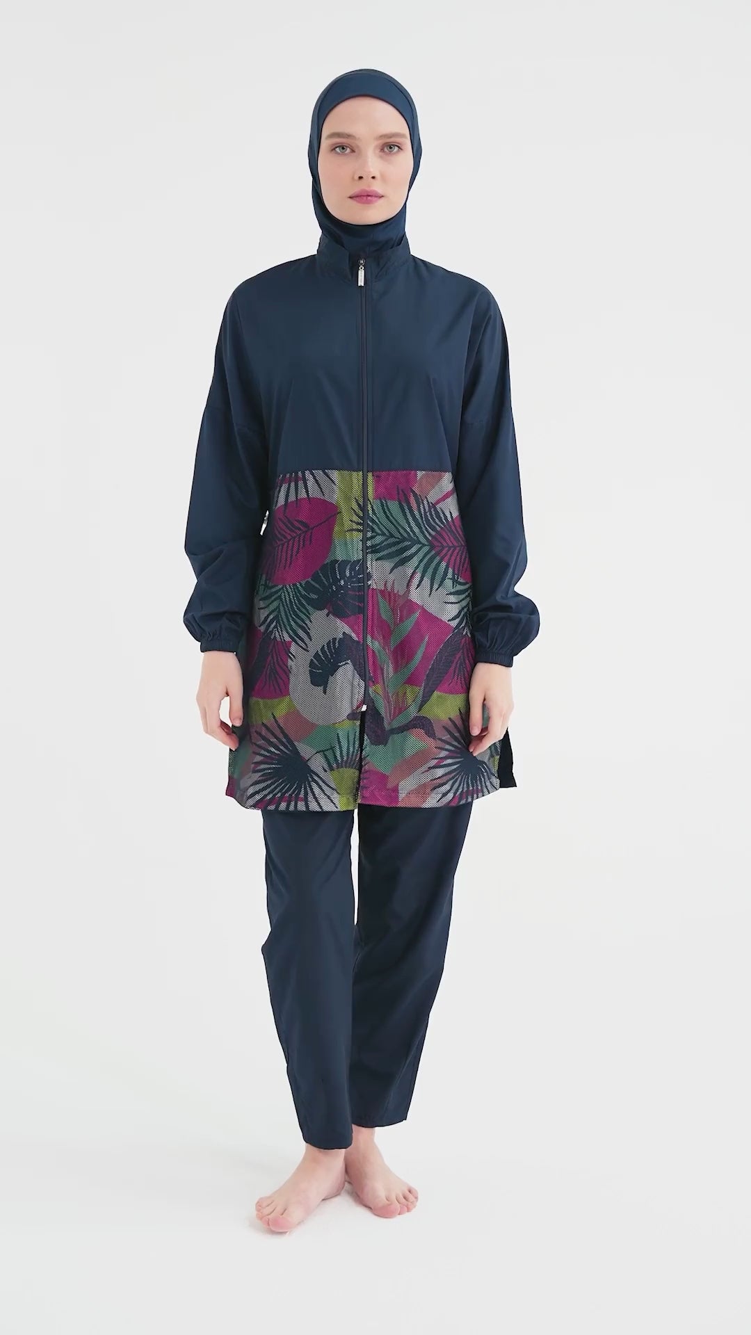 Artistic Charm Meets Modesty Modest Swimwear